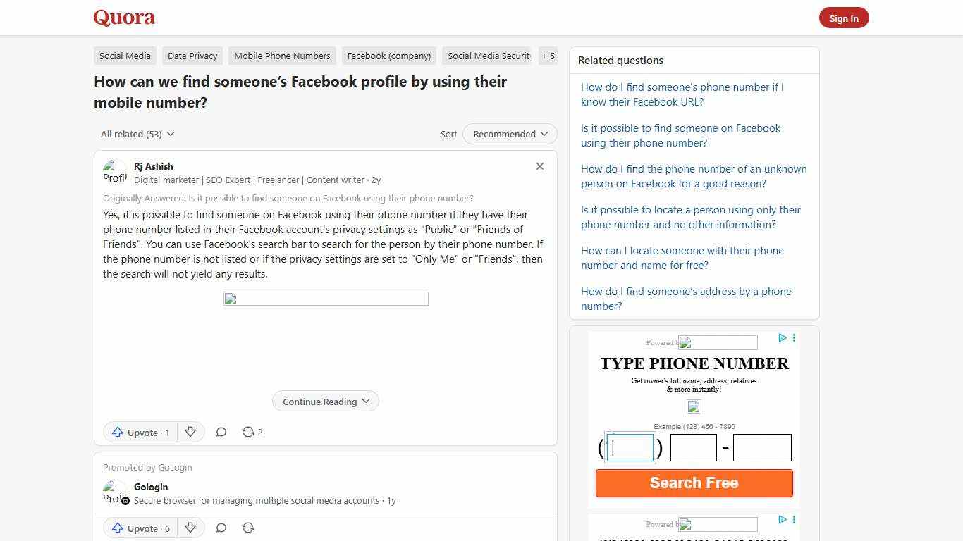 How can we find someone’s Facebook profile by using their mobile number? - Quora